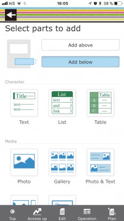 En Crayon, se admiten varios tipos de contenido.